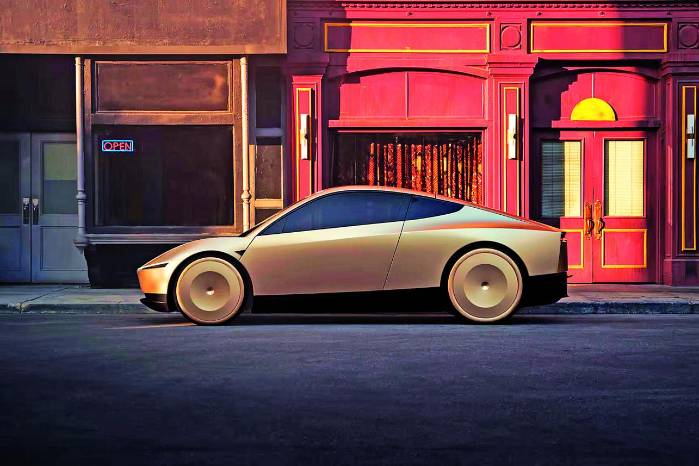 El Cybercab carece de volantes y pedales para controlarlo, ya que se manejaría solo. El Cybercab carece de volantes y pedales para controlarlo, ya que se manejaría solo.