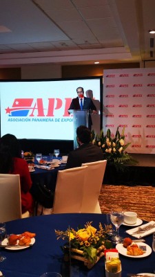 El nuevo presidente de Apex, Víctor Pérez, durante la toma de posesión del cargo. El nuevo presidente de Apex, Víctor Pérez, durante la toma de posesión del cargo.