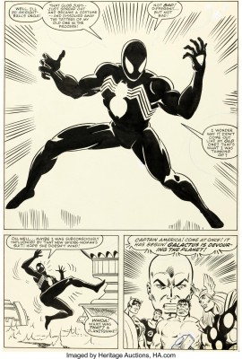 Facilitada por Heritage Auctions por la página del cómic de SPiderman que han subastado por 2,9 millones de euros. Facilitada por Heritage Auctions por la página del cómic de SPiderman que han subastado por 2,9 millones de euros.