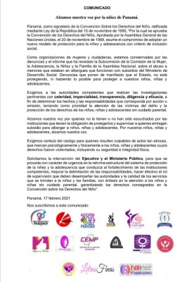 organizaciones de mujeres y ciudadanas, manifestaron su consternación por las denuncias. organizaciones de mujeres y ciudadanas, manifestaron su consternación por las denuncias.