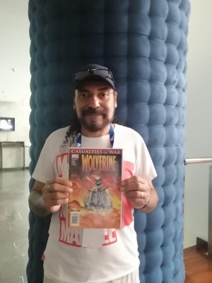 El artista Carlos 'Lobo' Cuevas. El artista Carlos 'Lobo' Cuevas.