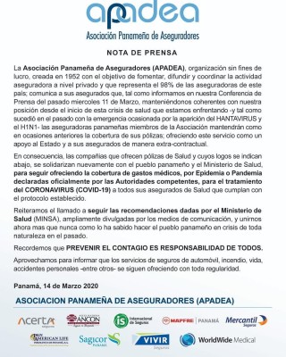 Comunicado de Apadea Comunicado de Apadea