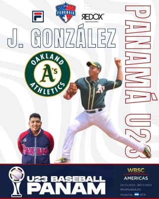 James González al servicio de la organización de Atléticos de Oakland, Estados Unidos. James González al servicio de la organización de Atléticos de Oakland, Estados Unidos.