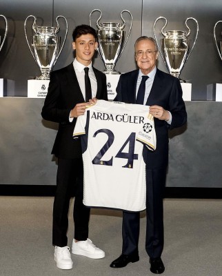 Arda Güler utilizará el dorsal 24 con el Real Madrid. Arda Güler utilizará el dorsal 24 con el Real Madrid.