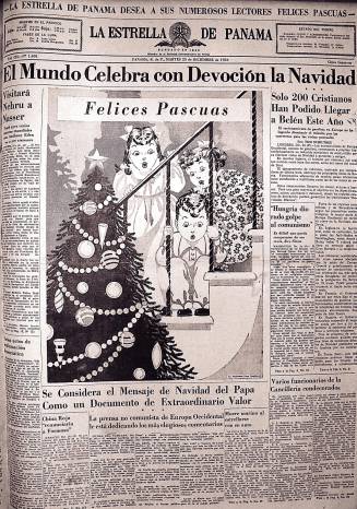 Portada del 25 del diciembre de 1956. Portada del 25 del diciembre de 1956.