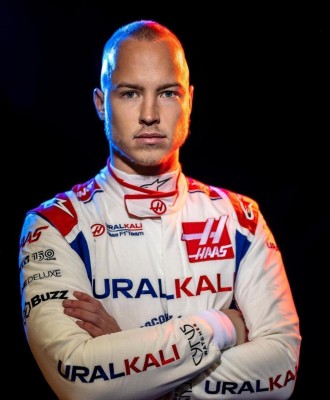 El piloto ruso Nikita Mazepin El piloto ruso Nikita Mazepin