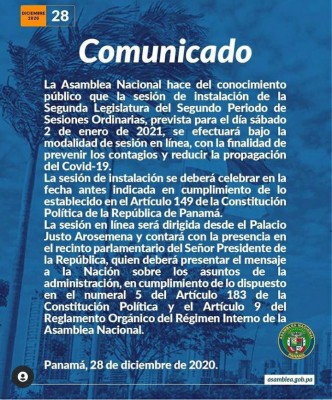 Asamblea comunicado Asamblea comunicado
