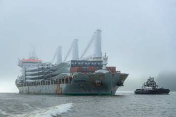 Imagen ilustrativa donde se observa el buque Paderewski mientras transita las aguas del Canal de Panamá. Imagen ilustrativa donde se observa el buque Paderewski mientras transita las aguas del Canal de Panamá.