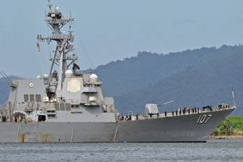 Buque de guerra estadounidense llega a Trinidad y Tobago, frente a Venezuela Buque de guerra estadounidense llega a Trinidad y Tobago, frente a Venezuela
