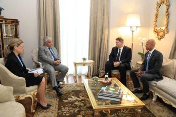 Mulino recibió en su despacho a Jason Rekate, jefe global de banca corporativa de Citibank (Citi). Mulino recibió en su despacho a Jason Rekate, jefe global de banca corporativa de Citibank (Citi).