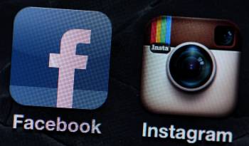 Imagen de archivo de los logos de las aplicaciones Facebook (i) e Instagram (d).