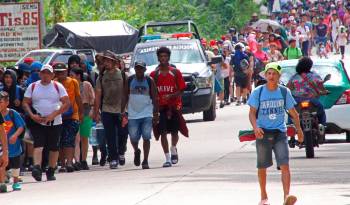 Médicos Sin Fronteras ha prestado asistencia a ocho caravanas compuestas por unas 5.000 persona. Médicos Sin Fronteras ha prestado asistencia a ocho caravanas compuestas por unas 5.000 persona.