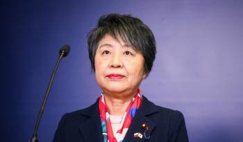 Fotografía de archivo en la que se registró a la ministra de Relaciones Exteriores de Japón, Yoko Kamikawa.