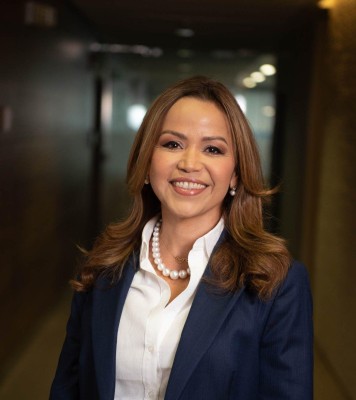 La presidente ejecutiva de Banistmo, Aimeé Sentmat de Grimaldo La presidente ejecutiva de Banistmo, Aimeé Sentmat de Grimaldo