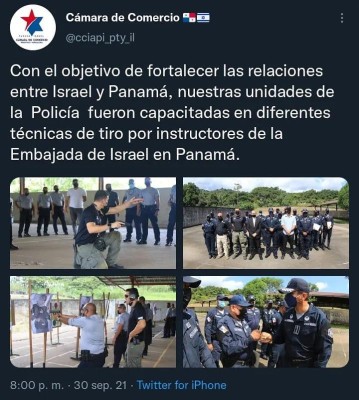 Cuenta oficial de Twitter de la Cámara de Comercio Israel - Panamá Cuenta oficial de Twitter de la Cámara de Comercio Israel - Panamá
