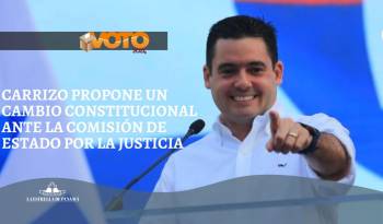 Carrizo propone un cambio constitucional ante la Comisión de Estado por la justicia