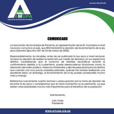 Asociación de Municipios de Panamá Asociación de Municipios de Panamá