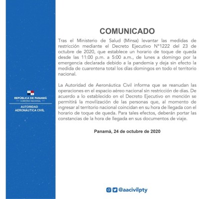 Comunicado de la AAC Comunicado de la AAC