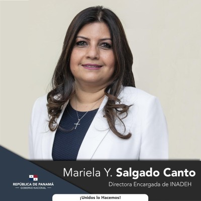 La nueva directora general encargada del Inadeh Mariela Y. Salgado Canto. La nueva directora general encargada del Inadeh Mariela Y. Salgado Canto.