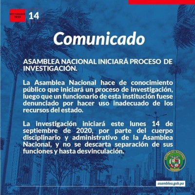 Comunicado de la Asamblea Comunicado de la Asamblea
