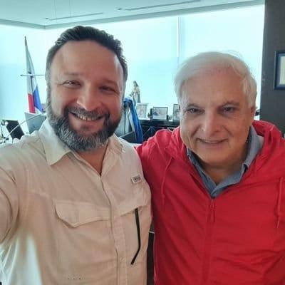 Francisco Ameglio, en compañía del exmandatario Ricardo Martinell. Francisco Ameglio, en compañía del exmandatario Ricardo Martinell.