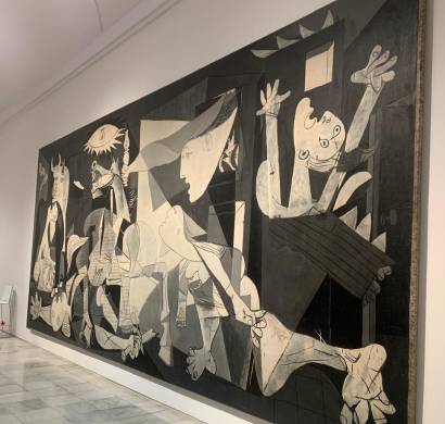 El Guernica de Pablo Picasso, en el Museo Reina Sofía. El Guernica de Pablo Picasso, en el Museo Reina Sofía.