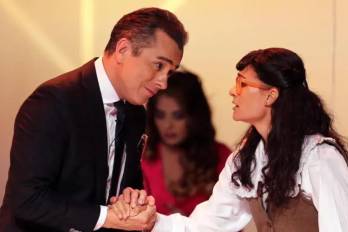 Jorge Enrique Abello junto con la actriz Ana María Orozco, mejor conocida por su personaje de ‘Betty la Fea’. Jorge Enrique Abello junto con la actriz Ana María Orozco, mejor conocida por su personaje de ‘Betty la Fea’.