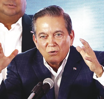Laurentino Cortizo, presidente de la República. Laurentino Cortizo, presidente de la República.
