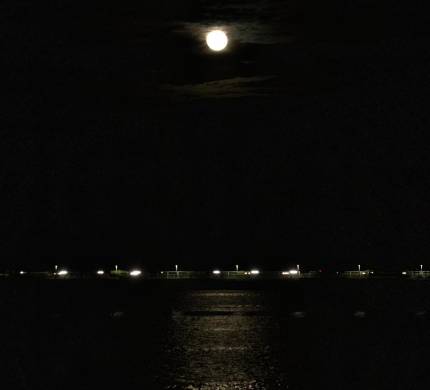 Fue la superluna más cercana del año calendario. Fue la superluna más cercana del año calendario.