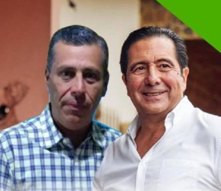 Eliecer Castellón y Martín Torrijos en un cartel promocional de ambas campañas. Eliecer Castellón y Martín Torrijos en un cartel promocional de ambas campañas.