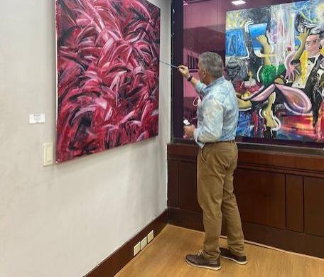 El artista panameño Manuel Jaén. El artista panameño Manuel Jaén.