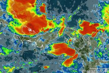 Imagen de satélite GOES infrarrojo para Panamá y Costa Rica. Imagen de satélite GOES infrarrojo para Panamá y Costa Rica.