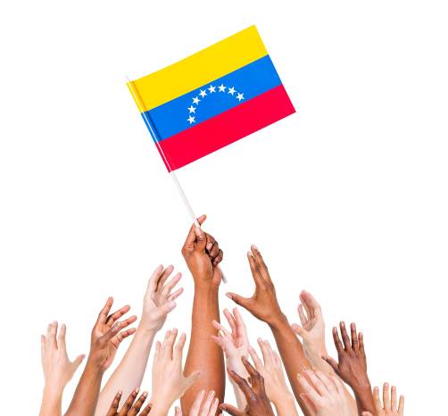 Ilustración de la bandera de Venezuela. Ilustración de la bandera de Venezuela.