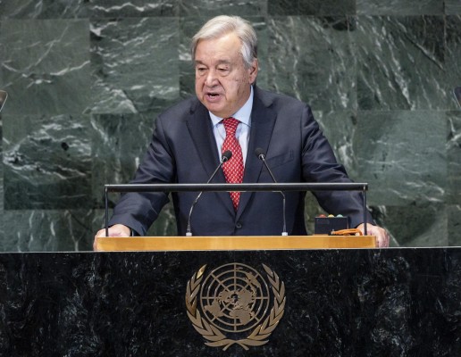 El secretario general de la ONU, António Guterres El secretario general de la ONU, António Guterres