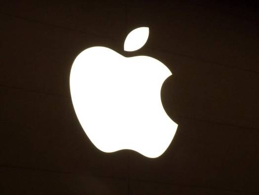 Vista del logo de Apple, en una fotografía de archivo. Vista del logo de Apple, en una fotografía de archivo.
