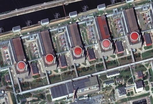 Planta nuclear Zaporiyia en Enerhodar (Ucrania). Planta nuclear Zaporiyia en Enerhodar (Ucrania).