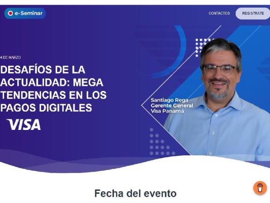 Visa y la Cámara de Comercio Digital y Blockchain de Panamá ofrecerán e-Seminars educativos sobre industria de pagos digitales en Panamá Visa y la Cámara de Comercio Digital y Blockchain de Panamá ofrecerán e-Seminars educativos sobre industria de pagos digitales en Panamá