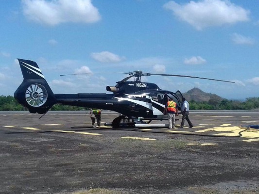 El helicóptero fue confiscado en marzo de 2017. El helicóptero fue confiscado en marzo de 2017.