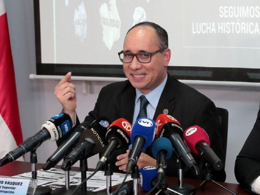 El fiscal superior Anticorrupción Aurelio Vásquez sustentó que la 'ayuda política se hacia con empresas de amigos'. El fiscal superior Anticorrupción Aurelio Vásquez sustentó que la 'ayuda política se hacia con empresas de amigos'.