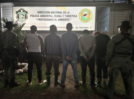 Las personas se encontraban en el Parque Nacional Soberanía y tenían en su poder una motosierra. Las personas se encontraban en el Parque Nacional Soberanía y tenían en su poder una motosierra.