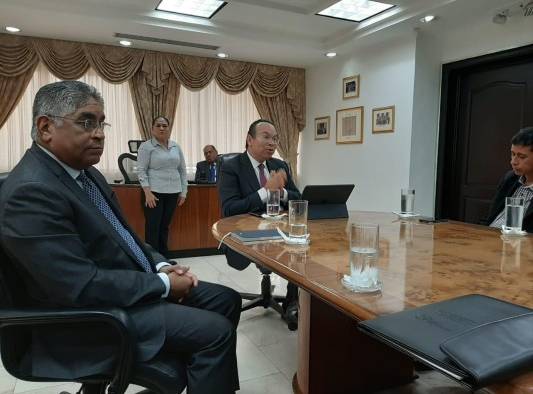 Secretario general de la SBP, Gustavo Villa y el Superintendente Bancario, Amauri Castillo Secretario general de la SBP, Gustavo Villa y el Superintendente Bancario, Amauri Castillo
