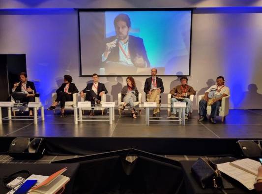 Líderes de la COONAPIP participaron del panel Soluciones Naturales al Clima en Latinoamérica y el Caribe, en la Cumbre del Clima de Latinoamérica que se realiza en Panamá. Líderes de la COONAPIP participaron del panel Soluciones Naturales al Clima en Latinoamérica y el Caribe, en la Cumbre del Clima de Latinoamérica que se realiza en Panamá.