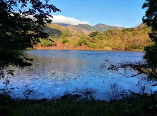 El Lago Chenta está rodeado de mucha vegetación. El Lago Chenta está rodeado de mucha vegetación.
