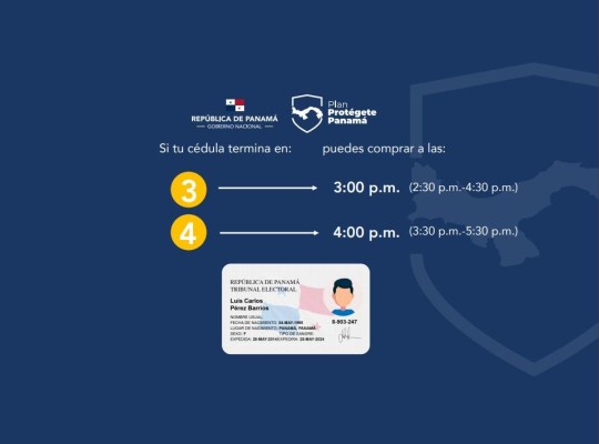 Movilización para los números de cédulas que terminan en 3 a 4. Movilización para los números de cédulas que terminan en 3 a 4.