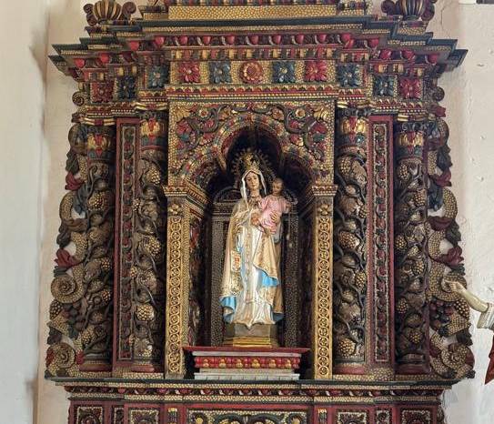 El retablo de la Virgen de las Mercedes El retablo de la Virgen de las Mercedes