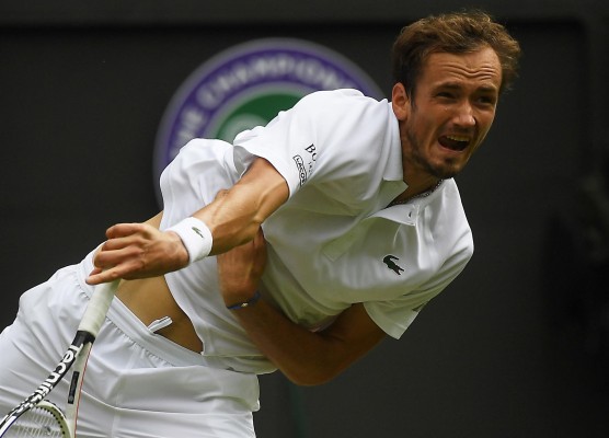 El ruso Daniil Medvedev. El ruso Daniil Medvedev.