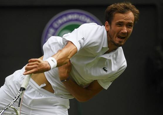 El ruso Daniil Medvedev. El ruso Daniil Medvedev.