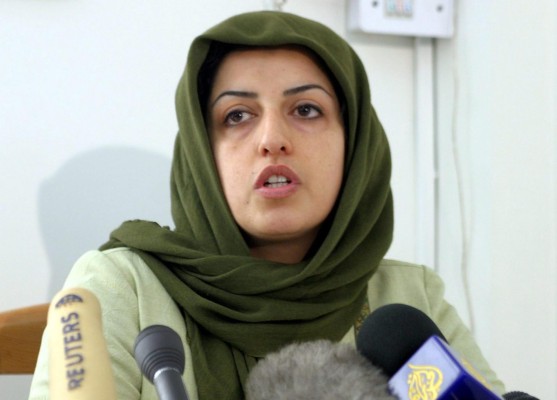 La activista iraní Narges Mohammadi se encuentra encarcelada. La activista iraní Narges Mohammadi se encuentra encarcelada.