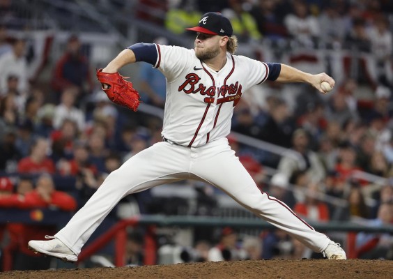 Lanzador de los Bravos de Atlanta Lanzador de los Bravos de Atlanta