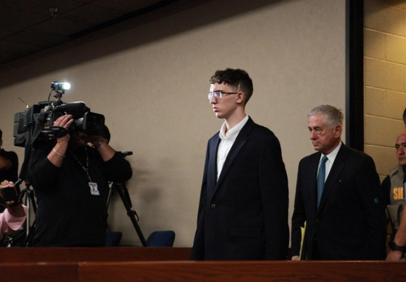 Patrick Crusius (c) del tirador de la masacre del supermercado Walmart en 2019. Patrick Crusius (c) del tirador de la masacre del supermercado Walmart en 2019.